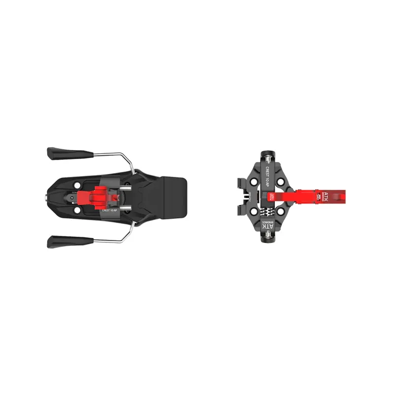 ATK Crest 10 AP Ski Touring Bindings Red/Black-1