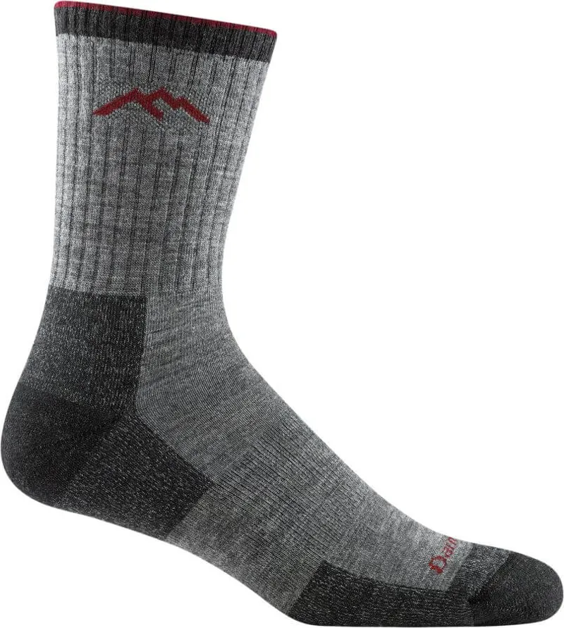 Darn Tough Hiker Micro Crew Midweight Cushioned Socks in Charcoal