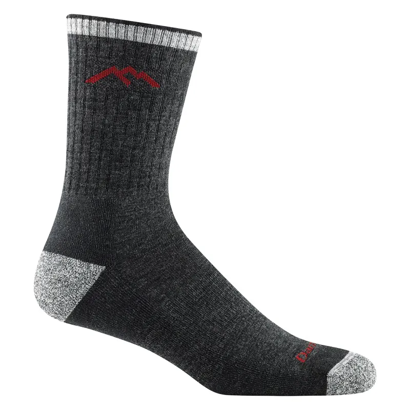 Darn Tough Hiker Micro Crew Midweight Mens Hiking Sock Black
