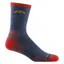 Darn Tough Hiker Micro Crew Midweight Mens Hiking Sock Denim