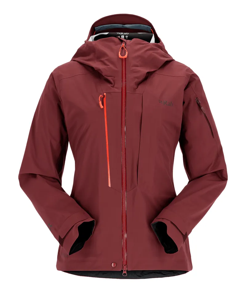 Rab Khroma Kinetic Women's Waterproof Jacket in Deep Heather
