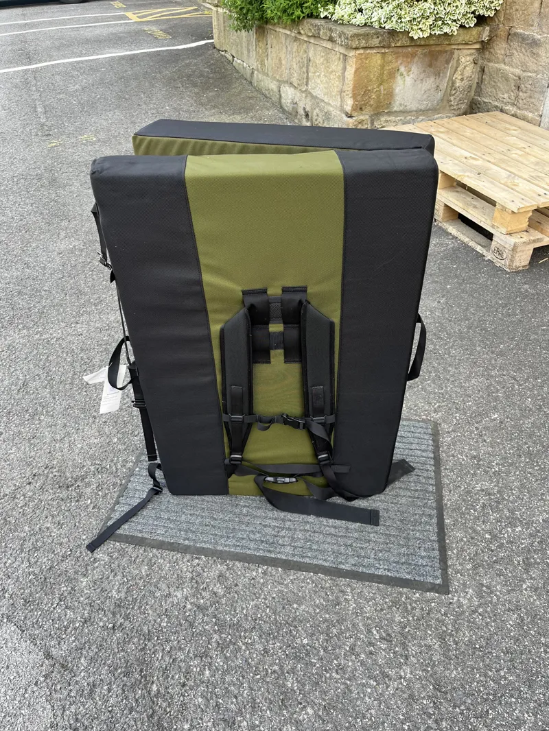 Organic Simple Pad Bouldering Pad Black / Olive / Green-1