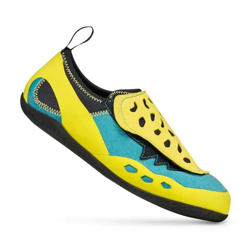 Scarpa Piki Kids Climbing Shoes in Maldive-Yellow