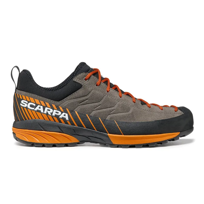 Scarpa Mescalito Approach Shoes in Titanium-Mango