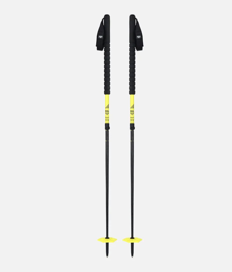 Black Crows Duos Freebird Ski Poles Black yellow 2023