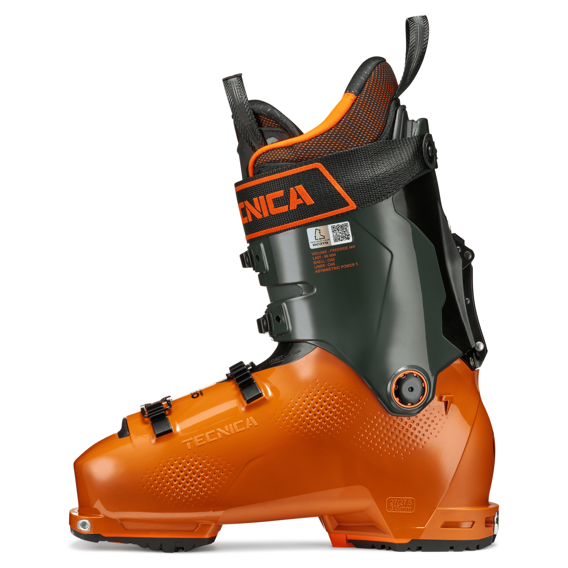 Technica Cochise 130 DYN GW Men's Freeride Ski Boots Orange