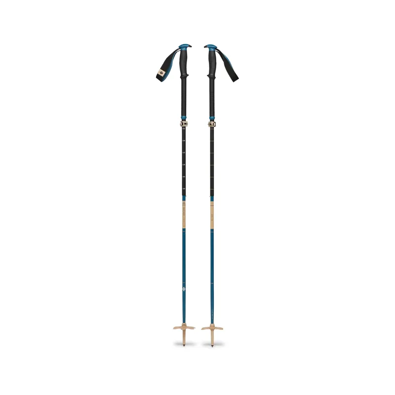 Black Diamond Traverse Compactor Ski Poles Creek Blue-1