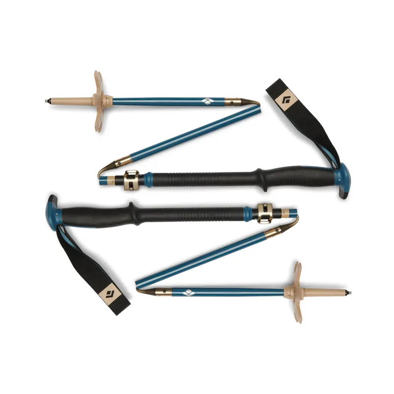 Black Diamond Traverse Compactor Ski Poles Creek Blue-5