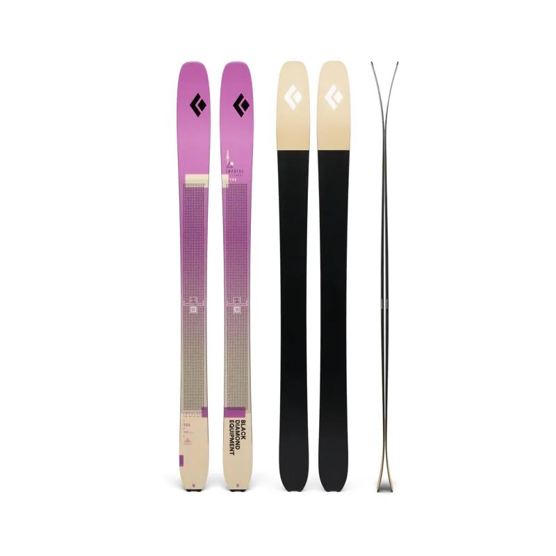 Black Diamond Impulse TI 104 Piton Purple Freeride Skis