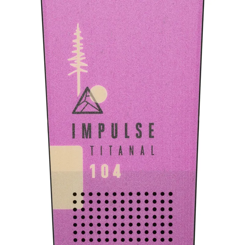 Black Diamond Impulse TI 104 Piton Purple Freeride Skis-3
