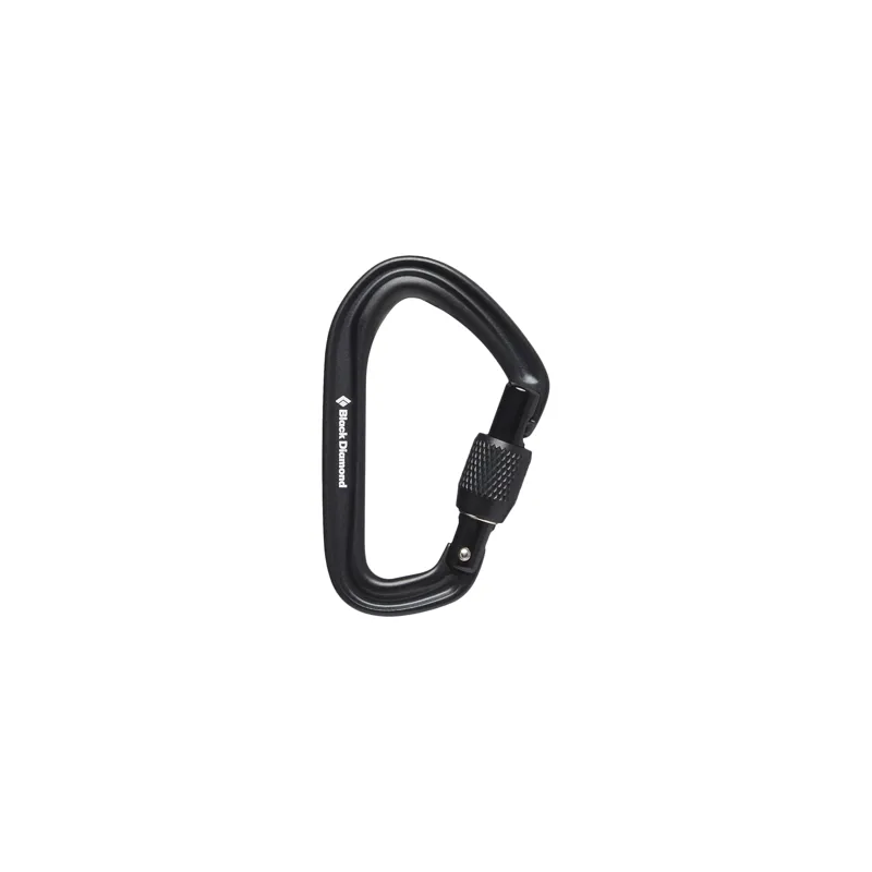 Black Diamond Hotforge Screwgate Carabiner Black