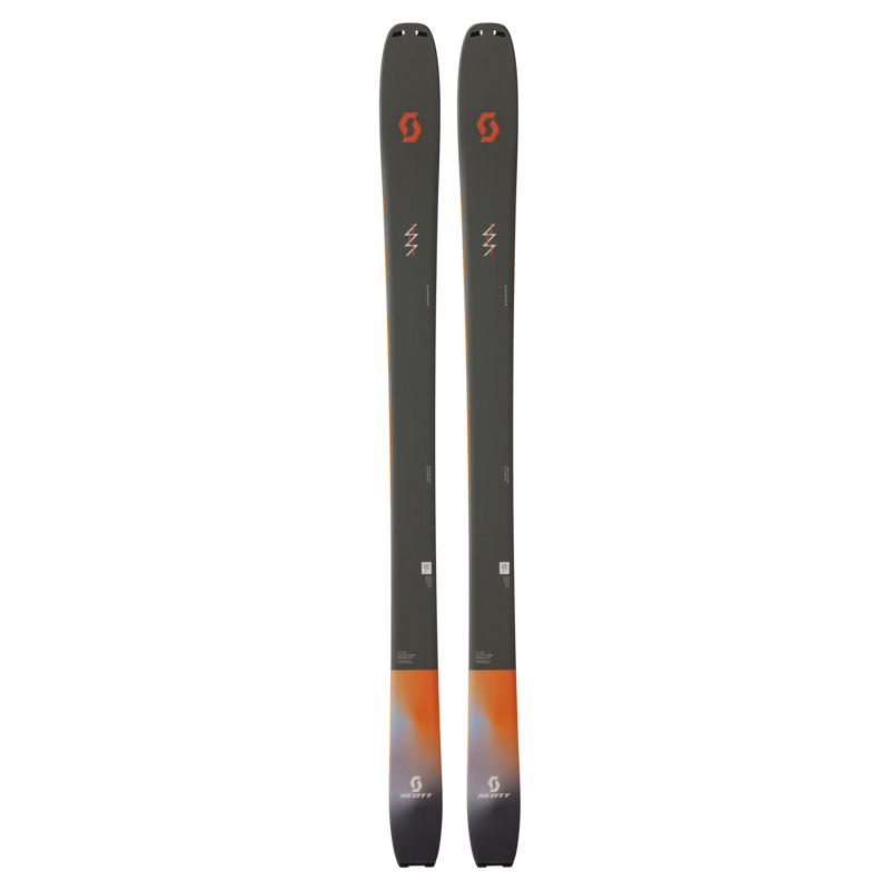 Scott Explorair 95 2027 Khaki Green Lightweight Ski Touring Skis-2