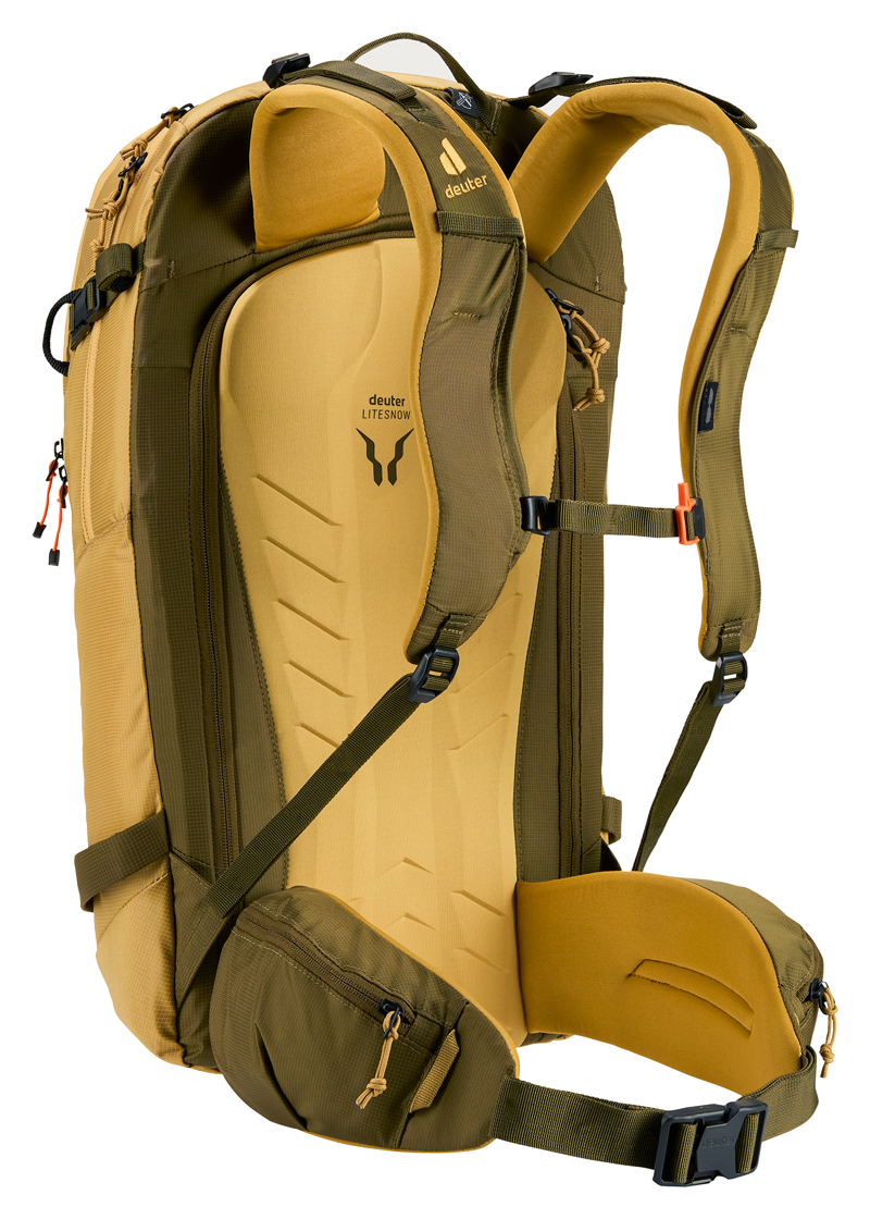 Deuter Freerider 24 Ski Rucksack Savanna-Nori-3