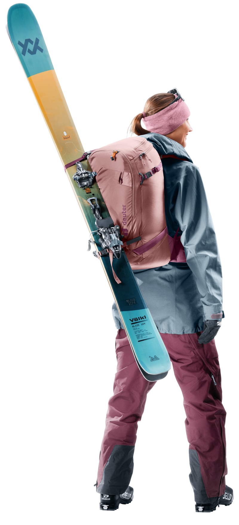 Deuter Freerider Pro 30+10 SL Women's Ski Touring Rucksack Ashrose-11