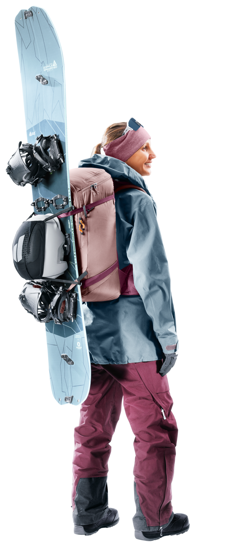 Deuter Freerider Pro 30+10 SL Women's Ski Touring Rucksack Ashrose-12