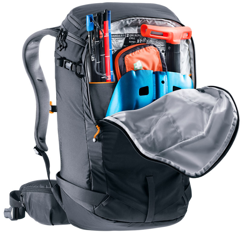 Deuter Freerider Pro 32+10 Ski Touring Rucksack Black-7