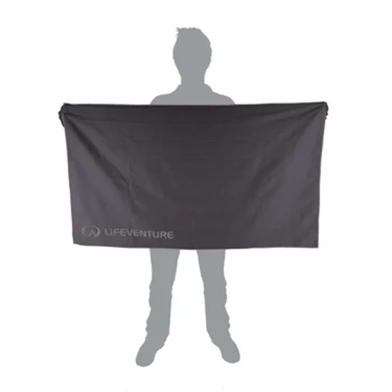 Lifeventure HydroFibre Trek Towel Grey Extra Large-3