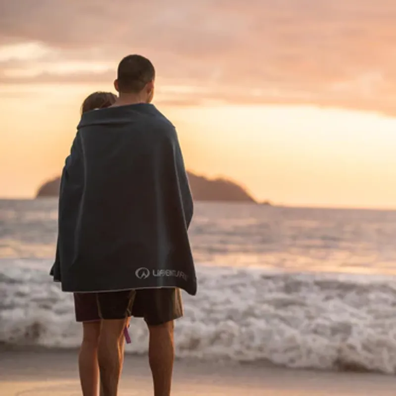 Lifeventure HydroFibre Trek Towel Grey Extra Large-2