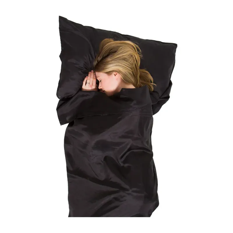 Lifeventure Silk Ultimate Sleeping Bag Liner Mummy Black
