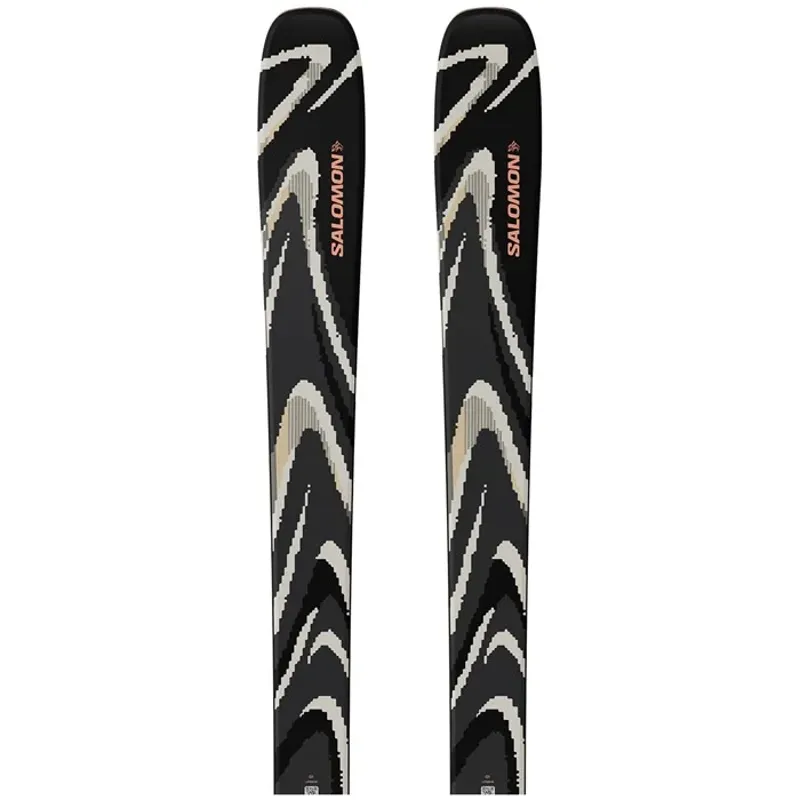 Salomon N QST 94 Men's All Mountain Skis Black-1
