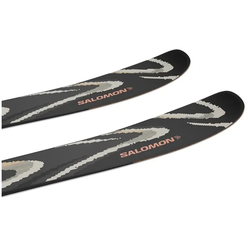 Salomon N QST 94 Men's All Mountain Skis Black-2