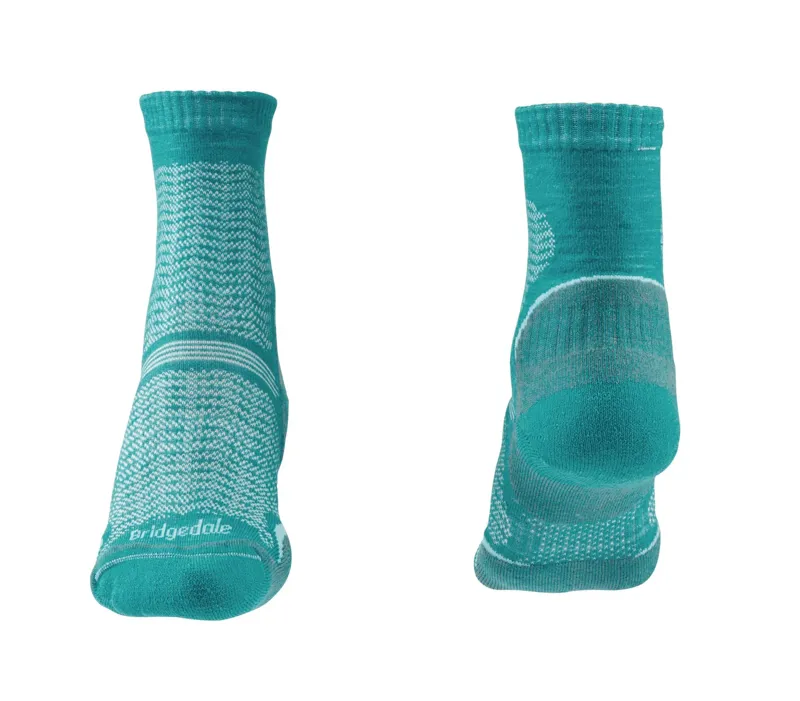 Bridgedale W Hike Ultra Light Merino Performance Crew Teal Socks-2