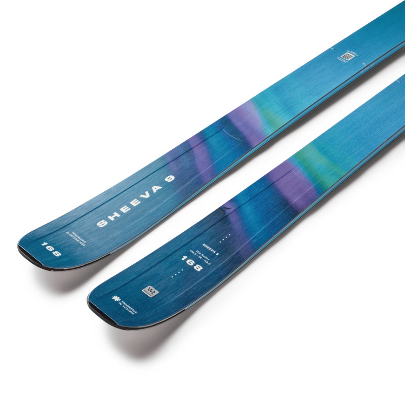 Blizzard Sheeva 9 Flat Blue Women's All Mountain Skis-2