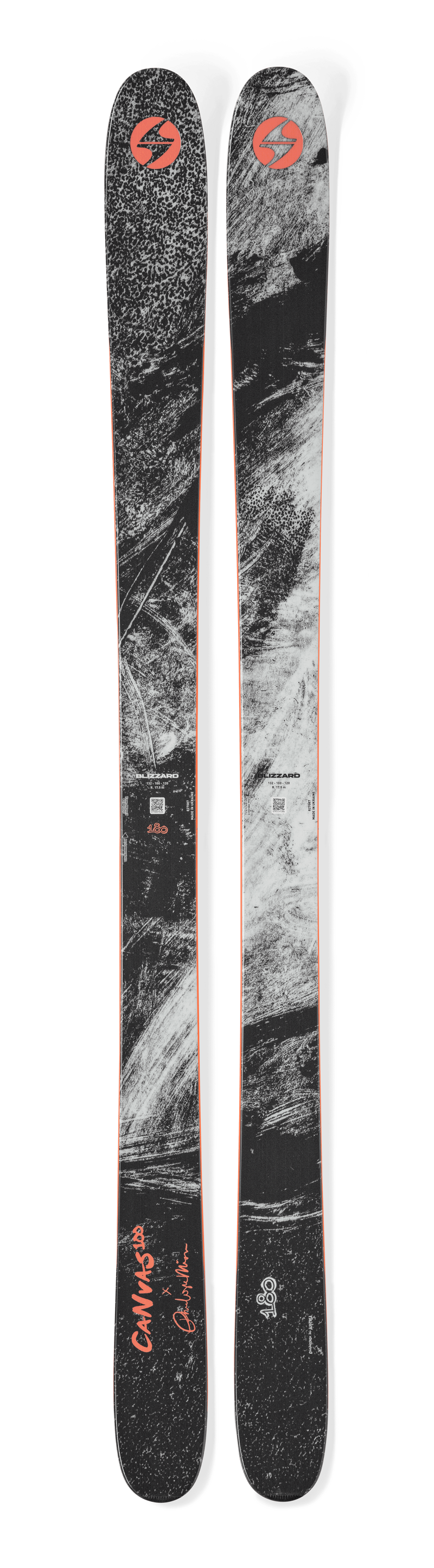 Blizzard Canvas 100 White 180cm Men's Freeride Skis