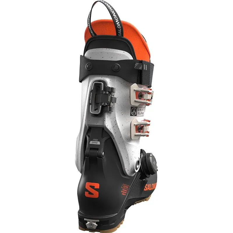 Salomon Shift Alpha Boa 110 Men's Freeride Ski Boots Black/Orange-1