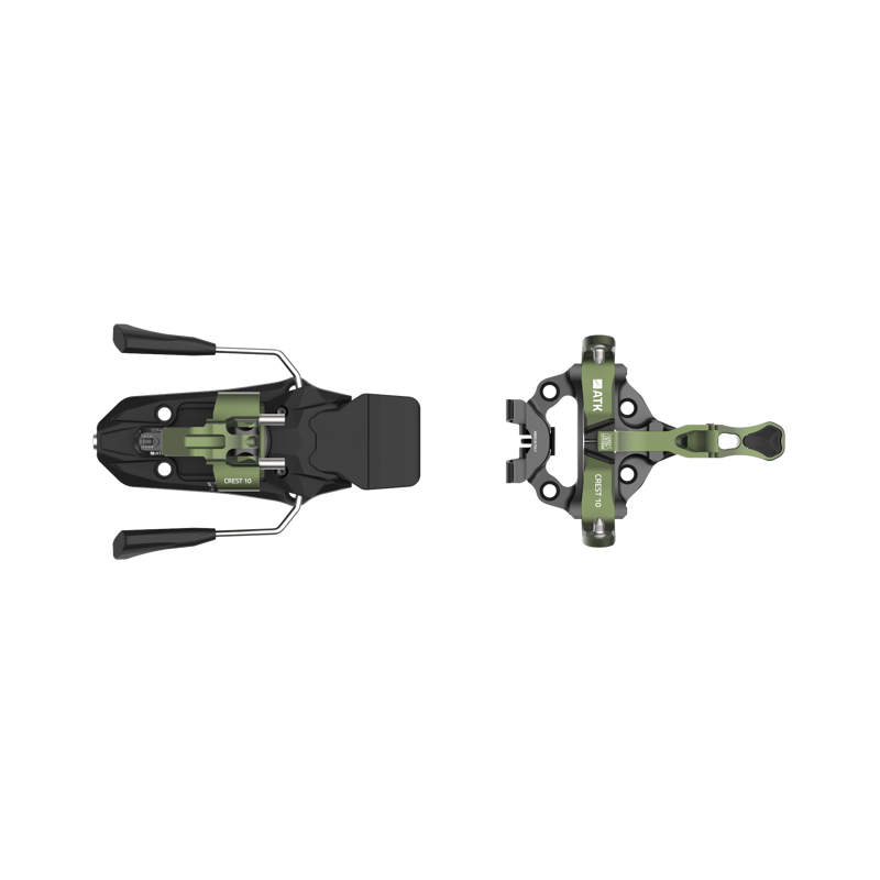ATK CREST 10 Camo Green Lightweight Ski Touring Bindings
