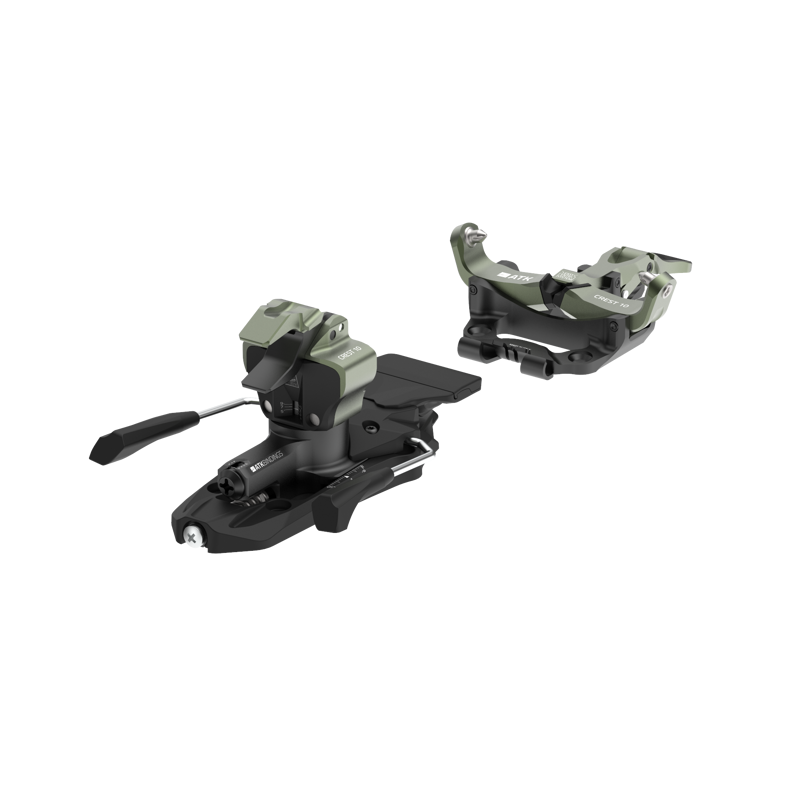 ATK CREST 10 Camo Green Lightweight Ski Touring Bindings-1