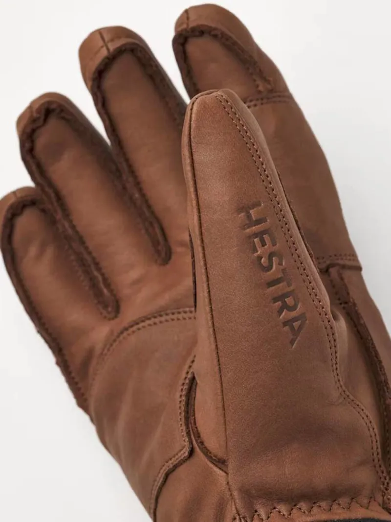 Hestra Fall Line 5 Finger Gloves Brown-1