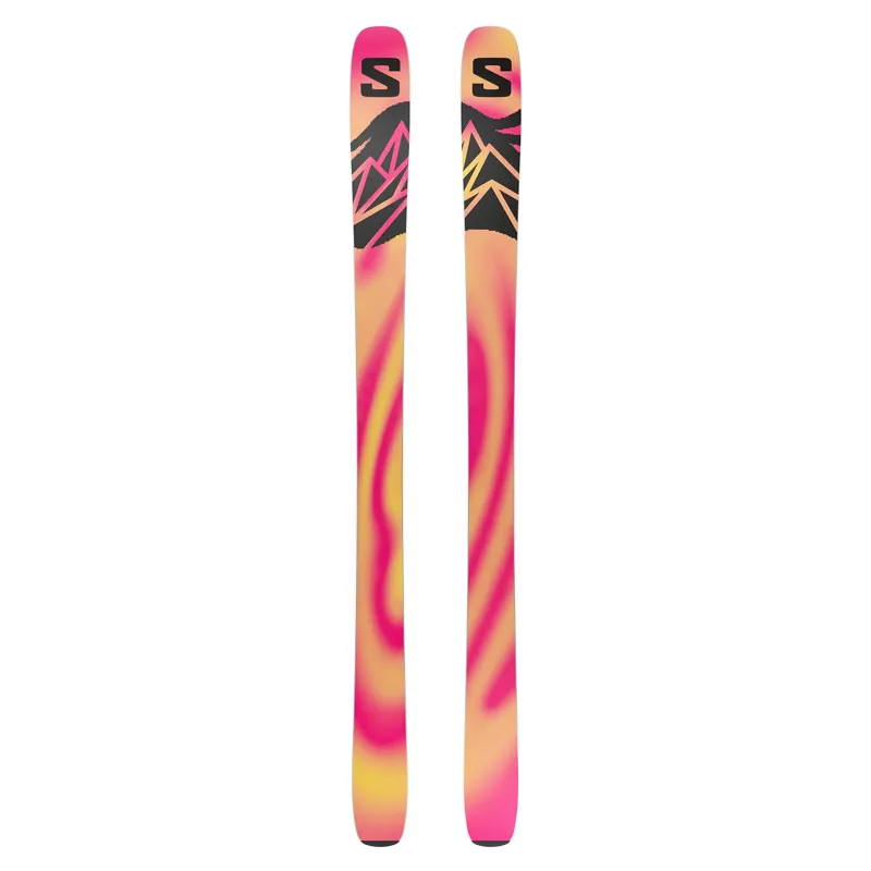 Salomon QST 100 Black / Iceberg Green Men's Freeride Skis-2