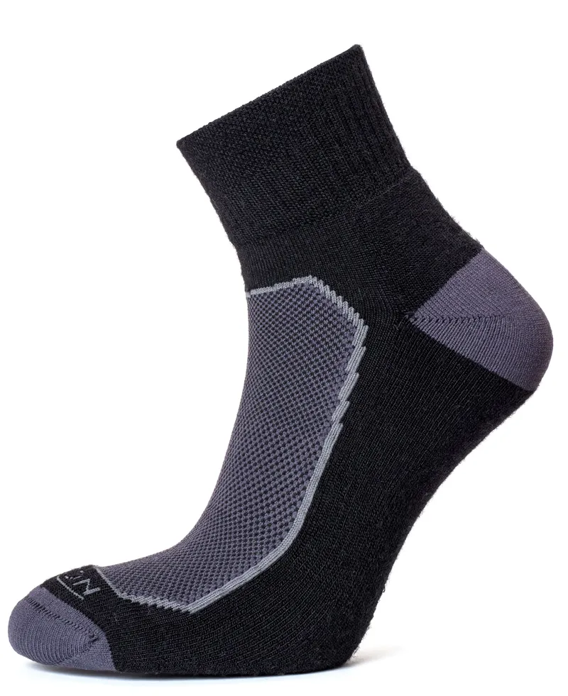 Horizon Premium Quarter Socks Black / Charcoal