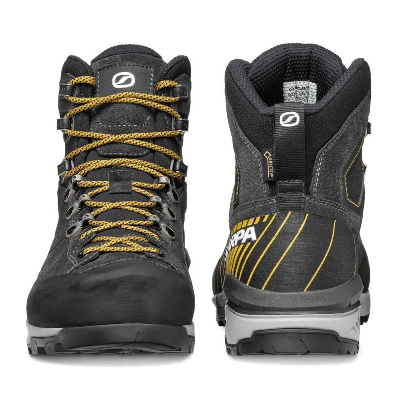 Scarpa Mescalito TRK GTX Men's Walking Boots Dark Anthracite Mustard-3