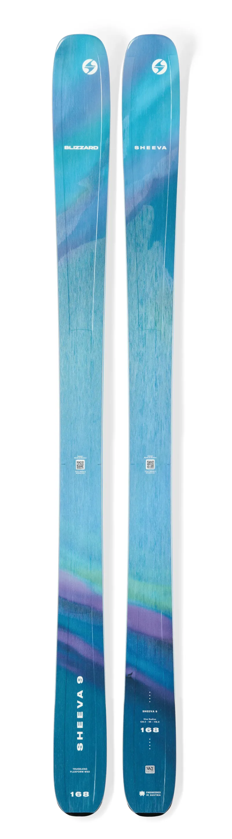 Blizzard Sheeva 9 All Mountain Skis Blue/Teal