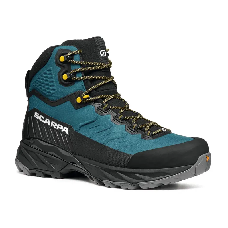 Scarpa Rush TRK LT GTX - Petrol-Mustard Lightweight Men's Walking Boots