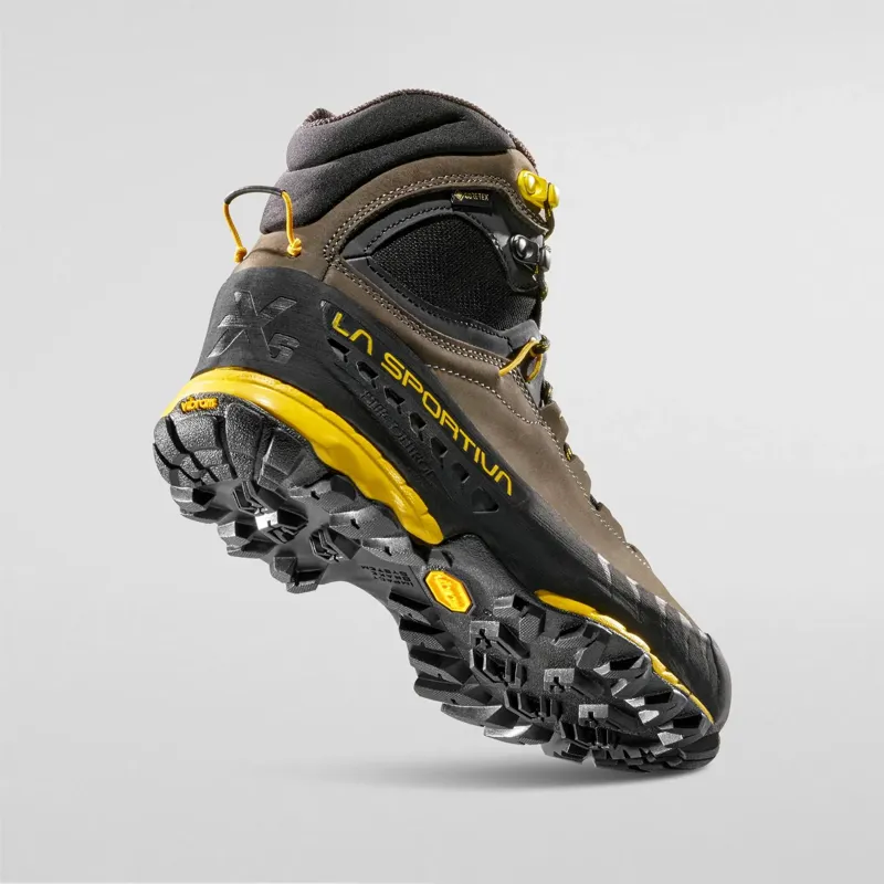 La Sportiva TX5 Evo Mid GTX Carbon / Yellow Men's Walking Boots-6
