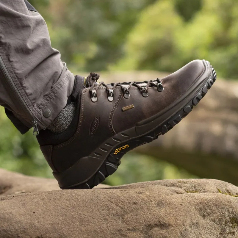 Grisport Dartmoor Men's Leather Walking Shoes Brown-1