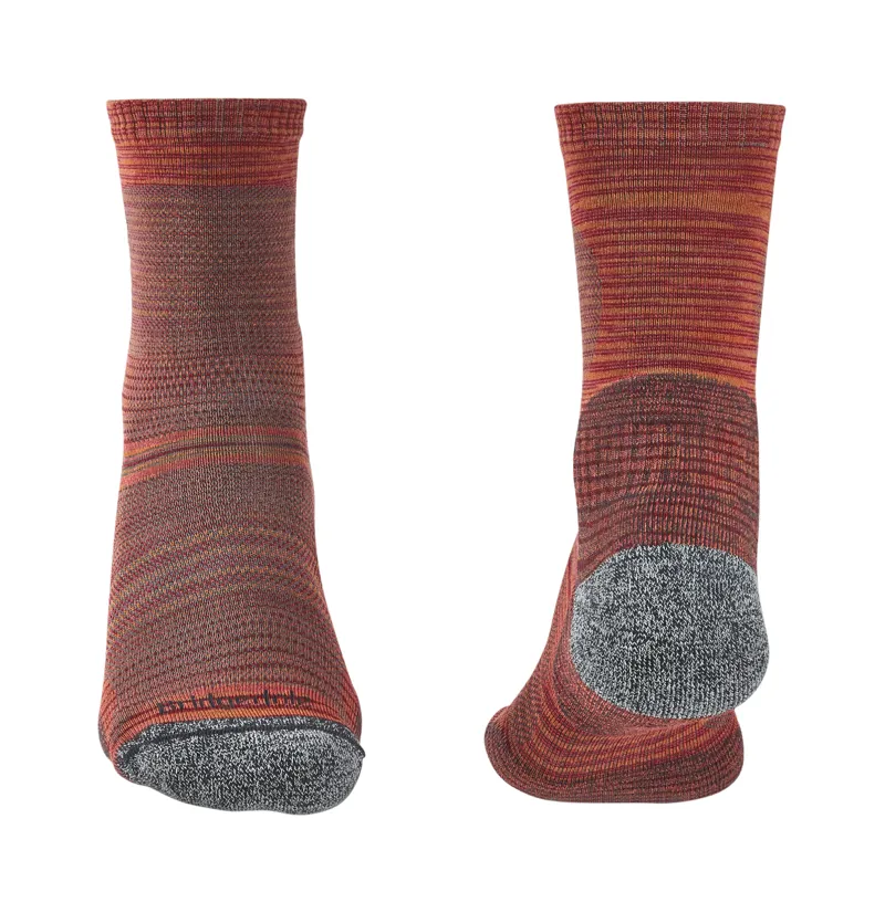 Bridgedale Hike UL Merino Perf Original Crew Men's Socks Multi Orange-1