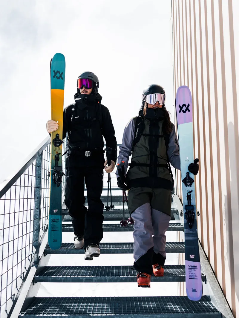 Volkl Blaze 104 Teal Men's Freeride Skis-7