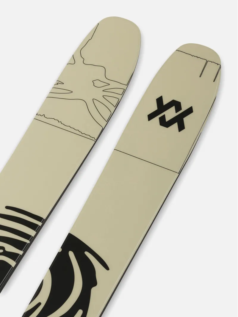 Volkl Revolt 101 Flat Men's Freeride Skis-4