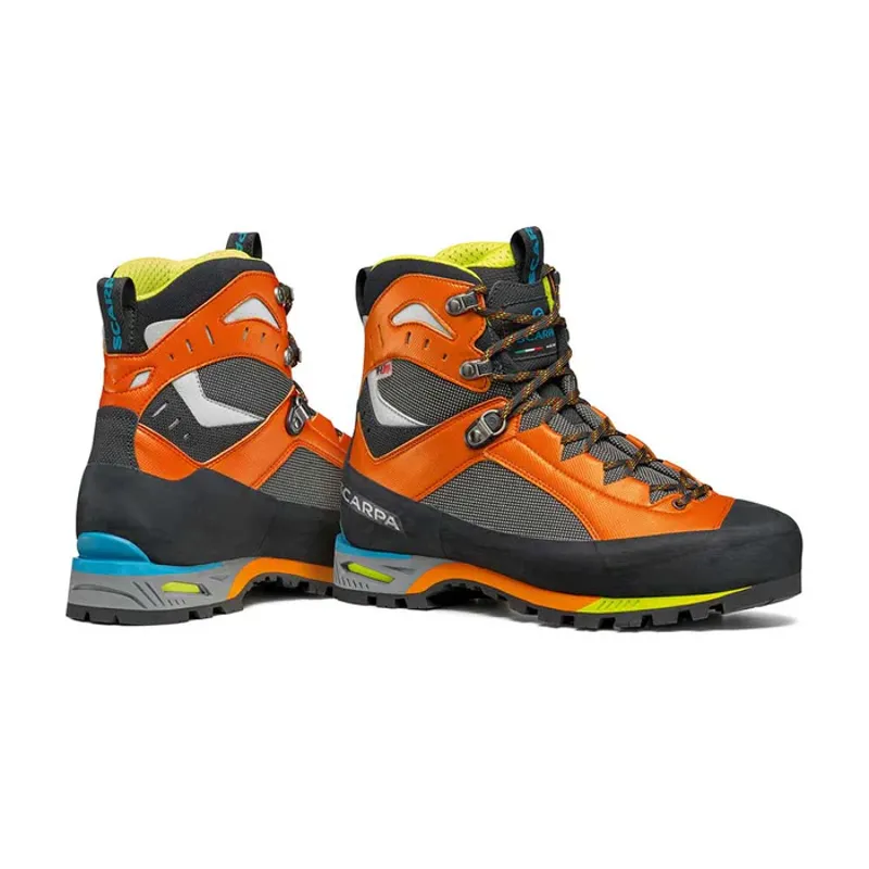 Scarpa Charmoz Mountaineering Boots in Shark - Orange-6
