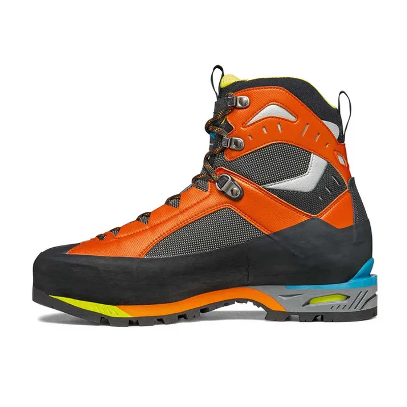 Scarpa Charmoz Mountaineering Boots in Shark - Orange-2
