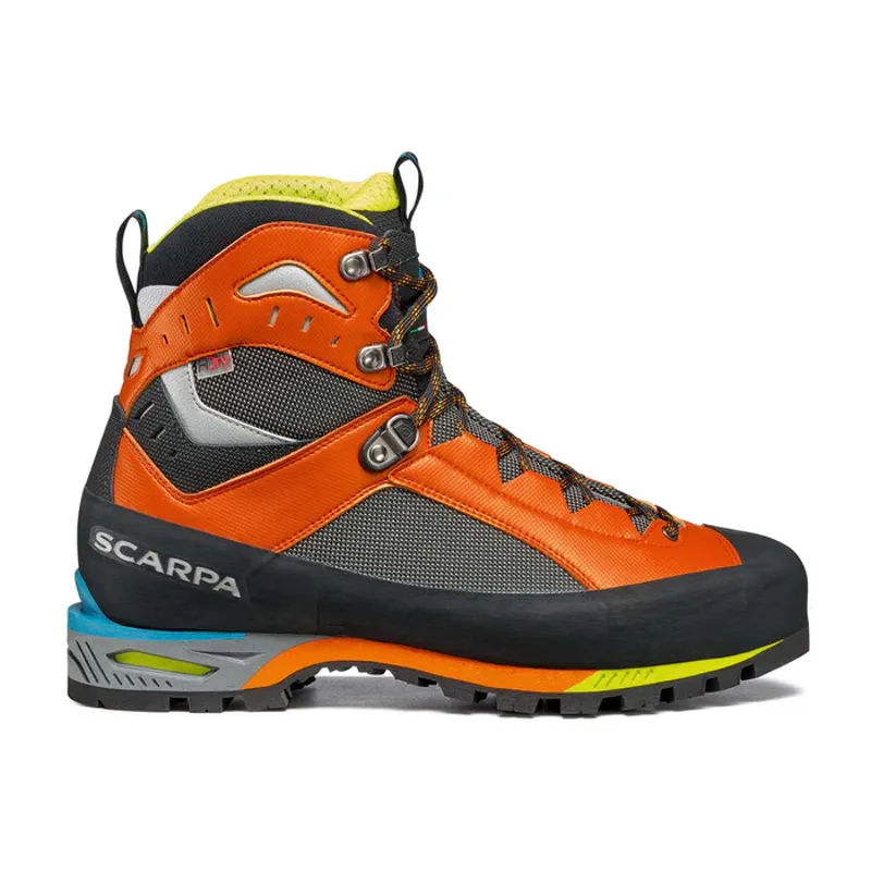 Scarpa Charmoz Mountaineering Boots in Shark - Orange-1