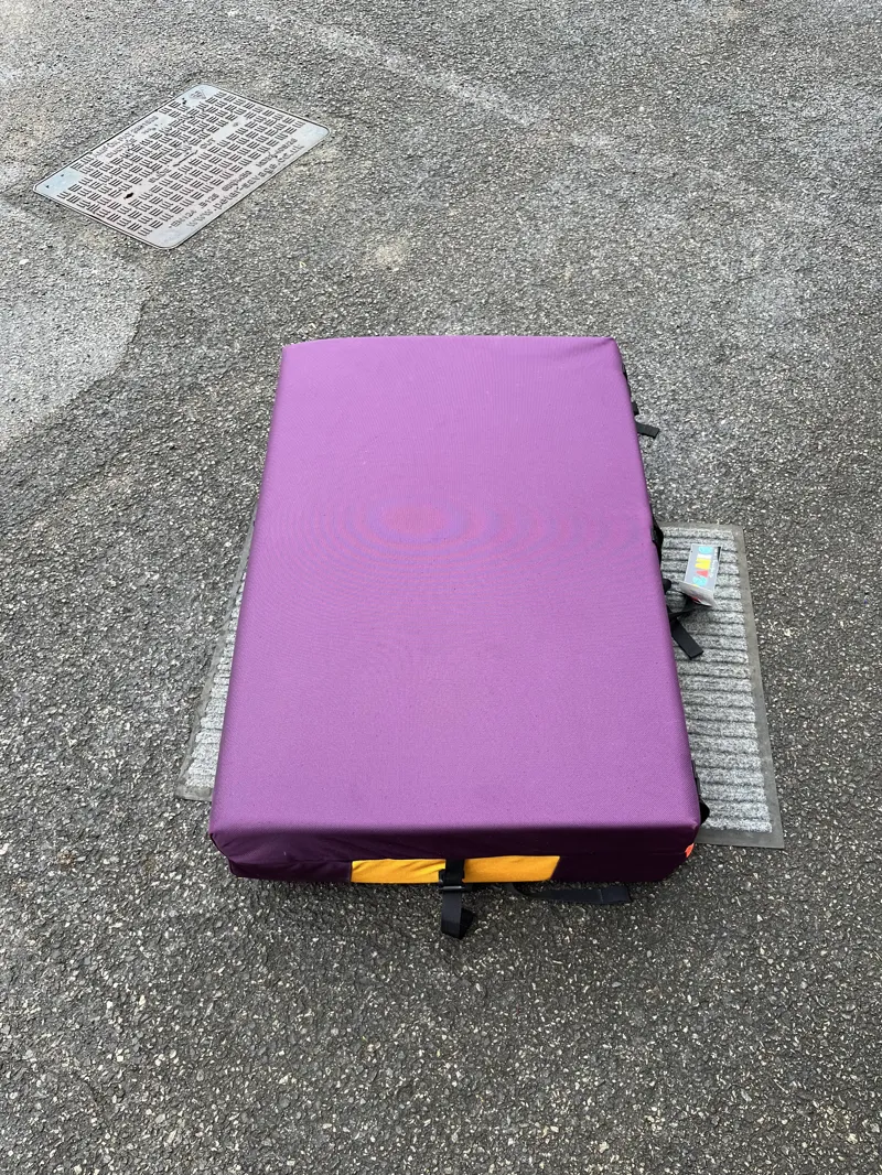 Organic Simple Pad Neon Purple With Orange Corner-3