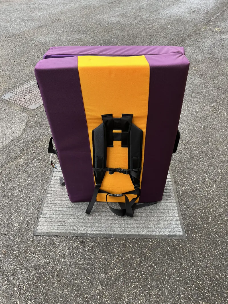 Organic Simple Pad Neon Purple With Orange Corner-1